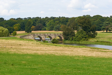 Old stone bridge in a country estate