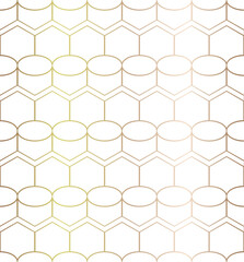 Vector texture background, seamless pattern. Hand drawn, gold and white colors.