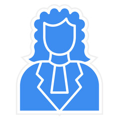 Obraz premium Judge Icon Style