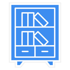 Bookcase Icon Style