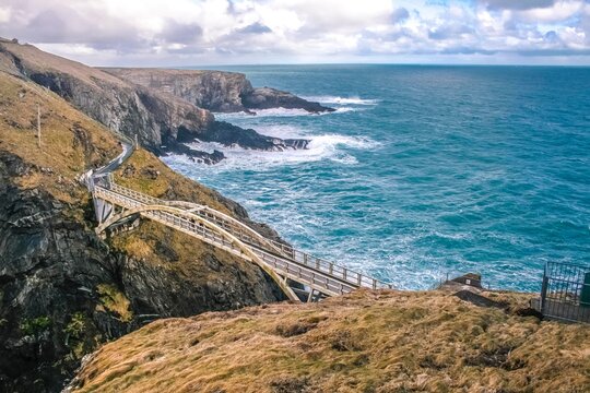 Bridge over sea, Ireland, mizen head