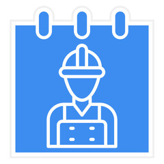 Labour Day Icon Style