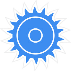 Circular Saw Icon Style