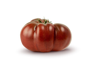 Fresh red beefsteak tomatoes isolated on a white background. Fresh vegetables.