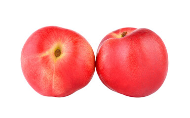 Nectarine fruit isolated on transparent png