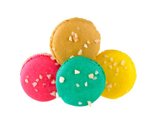  macaroons on transparent png