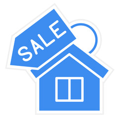 House Sale Icon Style
