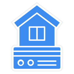 House Payment Icon Style