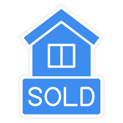 House Sold Icon Style