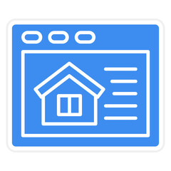 House Website Icon Style
