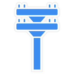 Electric Pole Icon Style