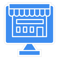 Online Shop Icon Style