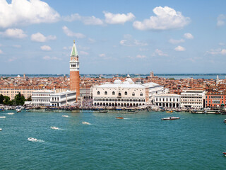 View of Piazza San Marco and the lagoon