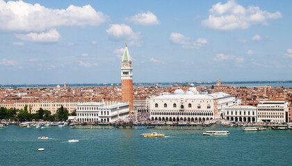 View of Piazza San Marco and the lagoon