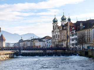 Fototapeta premium old city center of Lucerne