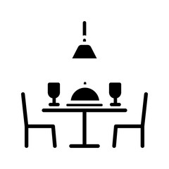 dining table icon flat vecktor trendy popular simple