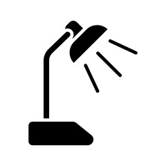 study lamp icon flat vecktor trendy popular simple