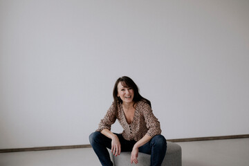 Frau, 40+, im Portrait