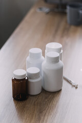 Homecare nursing service and elderly people cardiology healthcare. Close up of young hispanic female doctor nurse check mature caucasian man patient heartbeat using stethoscope during visit