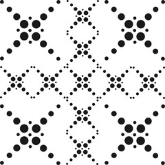 Geometric Dotted Memphis Shape Vector