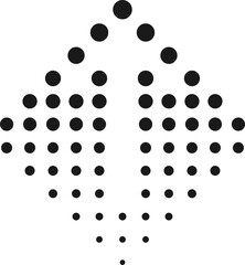 Geometric Dotted Memphis Shape Vector