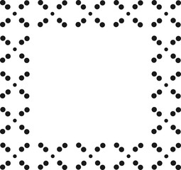 Geometric Dotted Memphis Shape Vector