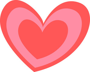 Abstract Love Heart Element Vector Design