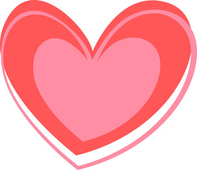 Abstract Love Heart Element Vector Design