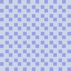Seamless geometric pattern with blue squares on light background. Vector print for fabric background, textile