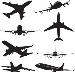 aircraft silhouettes