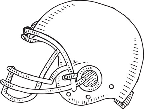helmet football team, vector illustration