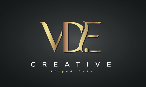 VDE creative luxury logo design