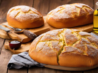 loaf of bread on wooden table, bread, food, isolated, loaf, white, bakery, baked, fresh, brown, breakfast, wheat, bun, healthy, meal, crust, baguette, pastry, flour, roll, whole, tasty, long, nobody, 