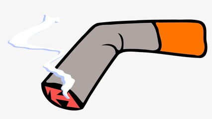 Cigarette burns, Cigarette smoking, no smoking