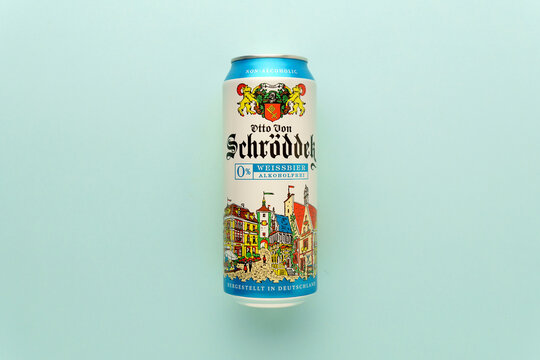 Tyumen, Russia-November 02, 2022: Otto von Schrodder is brewed in the city of Dresden at a brewery founded in 1885.