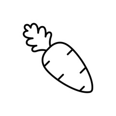 carrot icon vector design template simple and modern