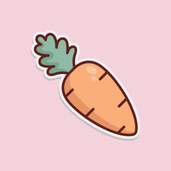 carrot icon vector design template simple and modern