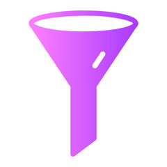 funnel gradient icon