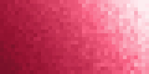 Viva Magenta PANTONE 18-1750 color of the year 2023 tint, shade and tone palette guide swatch chart concept. Abstract monochrome dynamic crimson carmine red geometric square mosaic banner background.