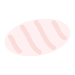 Pink cheeks. Emotion of embarrassment