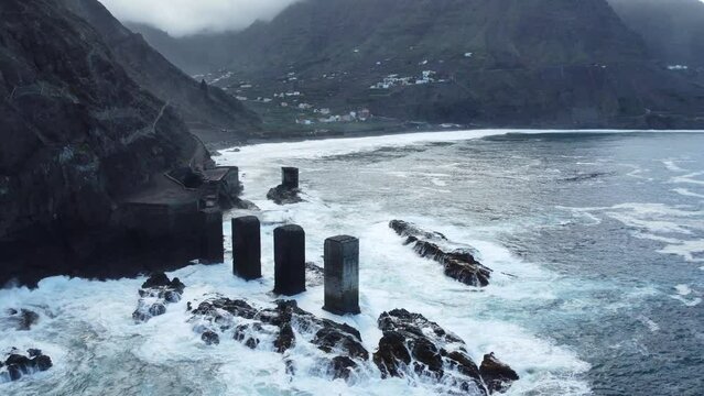 The davit of Hermigua in La Gomera