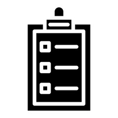 Fototapeta premium test task glyph 
