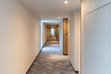 美しいラグジュアリーホテルの廊下