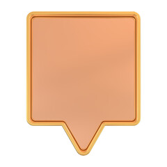 Number Gold Rendering