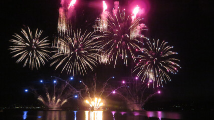 Obraz premium Feuerwerk Silvester, Sliversternacht