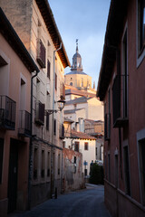 Fototapeta na wymiar Medieval streets in Segovia, Spain