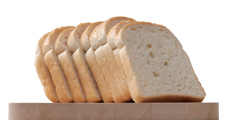 Delicious fresh toast bread on a cutting board