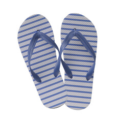 Striped stylish flip flops beachwear
