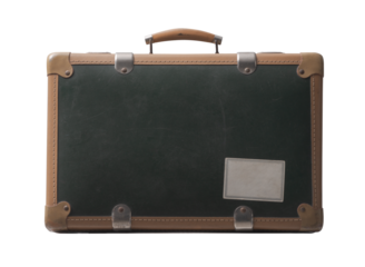 Vintage suitcase, travel and vacations concept