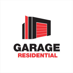 Garage residential house outomobil  logo for company